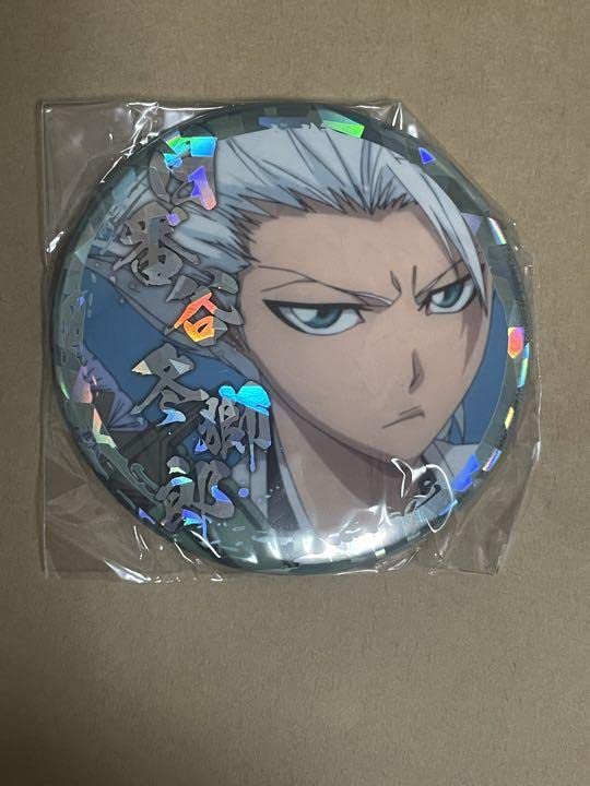 BLEACH 日番谷 ホロ 缶バッジ BLEACH ランドマーク カフェ ランダム缶バッジ 日番谷冬獅郎